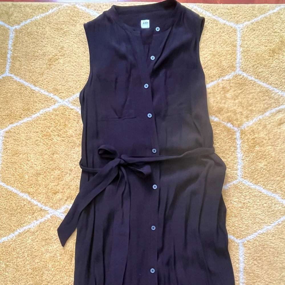Gap sleeveless maxi button front dress size xs